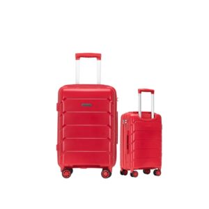 Achetez deux valises rouges pas cher