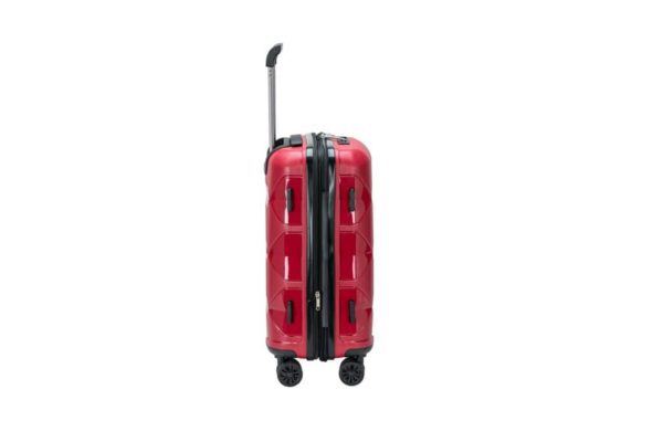 Acheter valise rouge rigide à roulette