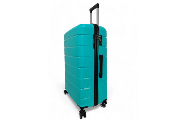 valise en coque rigide turquoise