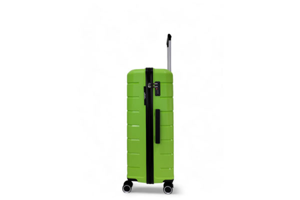 bagage pour avion couleur verte roues amovibles