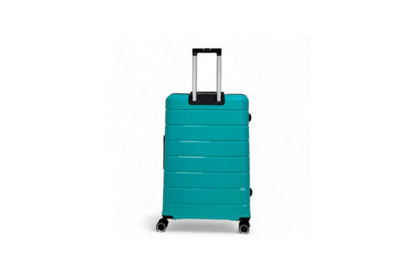 bagage incassable en pp de couleur turquoise