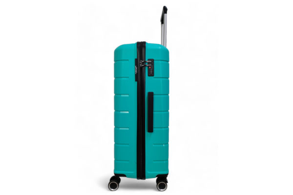 bagage de voyage turquoise en pp solide